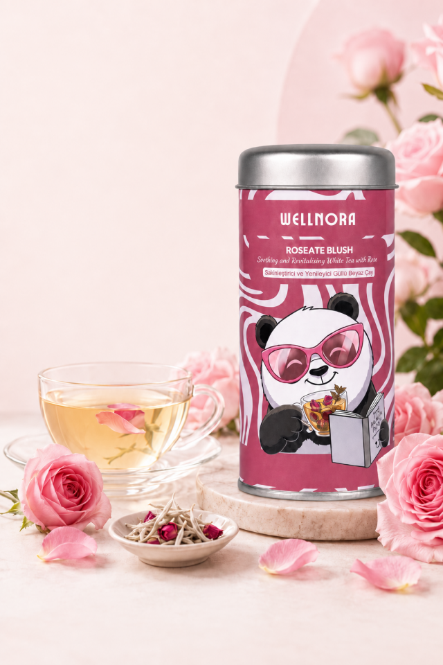 Wellnora Roseate Blush – Güllü Beyaz Çay
