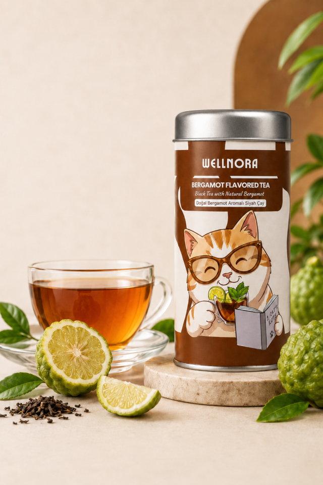 Wellnora Bergamot Flavored Tea – Bergamot Aromalı Siyah Çay