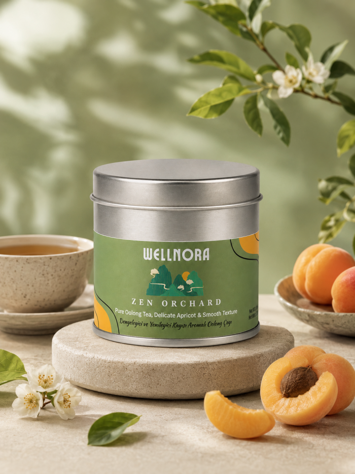 Wellnora Zen Orchard – Kayısı Aromalı Oolong Çayı