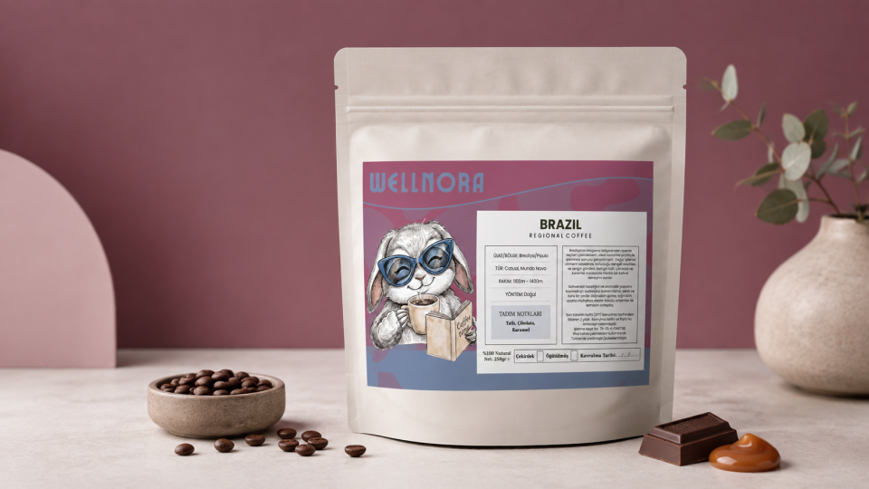 Brazil Regional Coffee 250 gr – Çikolata ve Karamel Notalı Brezilya Kahvesi
